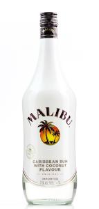 Fruit Lqueures: Malibu 21% 1 lt
