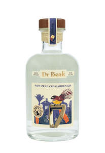 New Zealand Gin: Dr Beak Garden Gin 45.5% 500ml