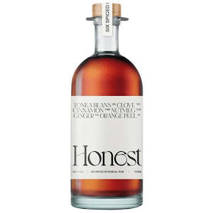 New Zealand Rum: Honest Six Spiced Rum 40% 700ml