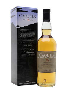 New Whiskies: Caol Ila 15YO Unpeated Style 61.5%  700ml