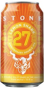 American Beers On Special: Stone 27th Anniversary Lemon Shark Double IPA 355ml
