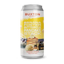 Buxton Brewery Banana Foster Pancake Stack Pastry Stout 440ml