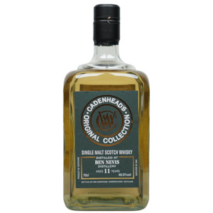 Independent Whiskies: Ben Nevis Cadenhead 11 years old 46%  700ml