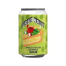 Sour Beer: Urbanaut Apple & Feijoa Crumble Sour 330ml Can
