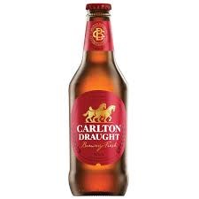 All Lager Beer: Carlton Draught 375ml Bottle