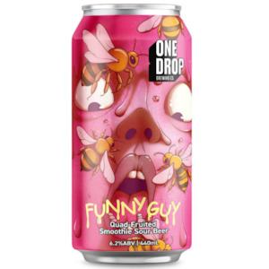 New Beer: One Drop Brewing Funny Guy Quad Fruited Smoothie Sour 440ml