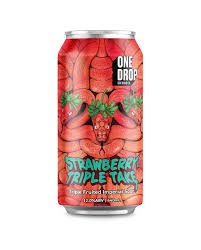 New Beer: One Drop Brewing Strawberry Triple Take Triple Fruited Imperial Sour 440ml