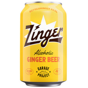 Garage Project Zinger Alcoholic Ginger Beer 330ml Can