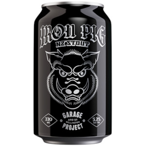 Garage Project Iron Pig NZ Stout 330ml Can