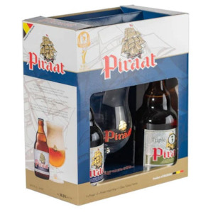 Ideas For Xmas: Piraat 2x330ml Gift Set With Glass
