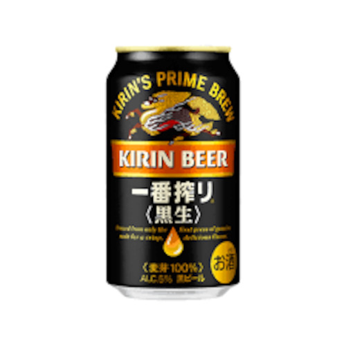 All Lager Beer: Kirin Ichiban Shibori Dark 350ml Can