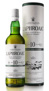 Single Malt: Laphroaig 10YO Cask Strength 58.3%