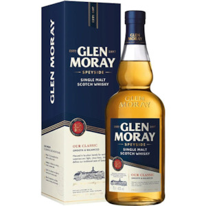Speyside Whisky: Glen Moray Classic Single Malt 40% 700ml