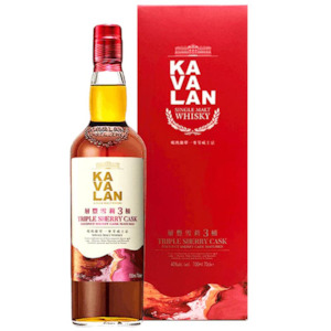 Japanese Whisky: Kavalan Triple Sherry Single Malt 40% 700ml