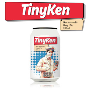 Double Vision TinyKen 0% Hazy IPA - Non Alcoholic 6pk Cans