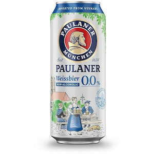 Paulaner 0.0% (Alcohol Free) Weissbier 500ml Can