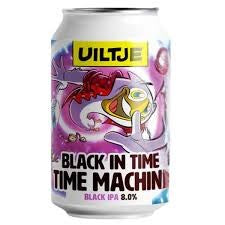 Uiltje Black In Time Time Machine Black IPA 330ml Can