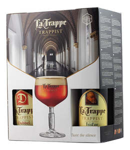 Ideas For Xmas: La Trappe Gift Pack 4x330ml Bottles + Glass