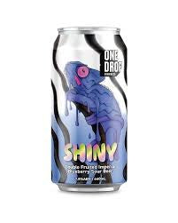 Sour Beer: One Drop Brewing Shiny Double Fruited Imperial Blueberry Sour 440ml