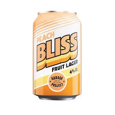 All Lager Beer: Garage Project Peach Bliss 330ml Can