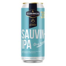 All Lager Beer: Gubernija Beer Brew League Sauvin IPA 500ml Can