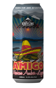 Pale Ale: Eddyline Amigo Amber Lager 440ml