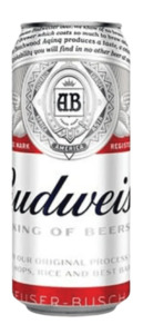 Us Beer: Budweiser 500ml Can (UK)