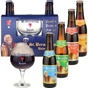 Ideas For Xmas: St Bernardus 4x330ml + 1xGlass Giftpack