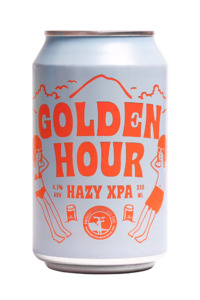 Hazy Ipa: Mount Brewing Golden Hour Hazy XPA 330ml Can
