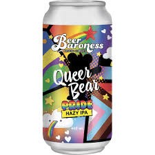Hazy Ipa: Beer Baroness Queer Bear Pride Hazy IPA 440ml
