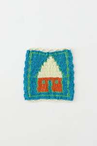 Hand-Beaded Coaster