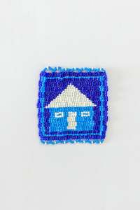 Beaded Pieces: Hand-Beaded Coaster