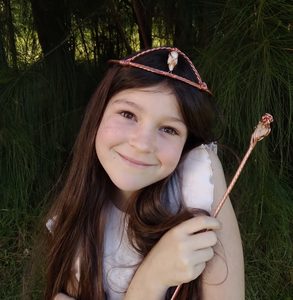 Wand and Tiara Sets: Tiara & Wand Set – Citrine Point