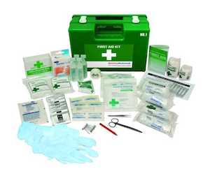 1-5 Person First Aid Kit - Plastic box