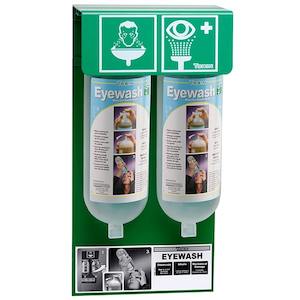 Emergency Showers And Eyewashes: Tobin Buffer Solution 2 x 1L Wall Stand
