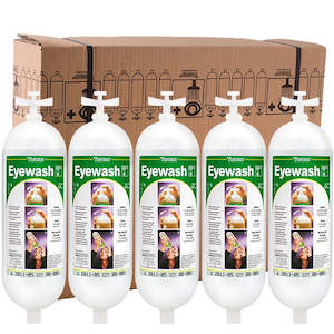 Emergency Showers And Eyewashes: Tobin Replacement Bottles 5 x 1L