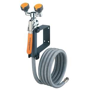 Emergency Showers And Eyewashes: Eyewash/Drench Hose Unit, Wall Mounted