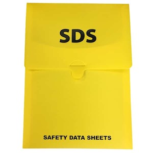 SDS Holder 210x300 Poly Yellow