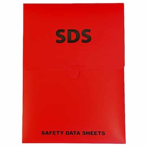 SDS Holder 210x300 Poly Red