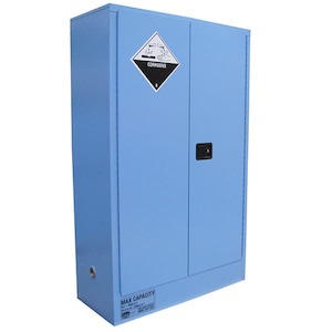 Storage Solutions: 250L Corrosive Substance Cabinet, 2 Doors, 3 Shelves