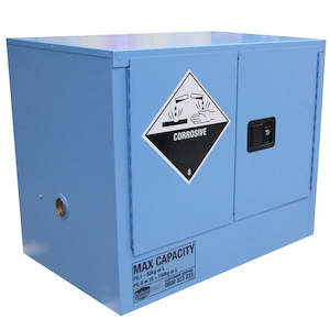 Storage Solutions: 100L Corrosive Substance Cabinet, 2 Doors, 1 Shelf