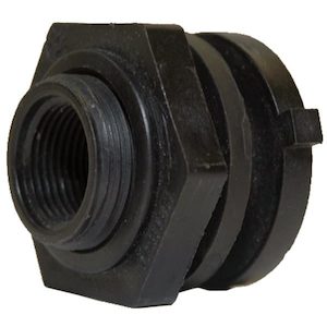 Spill Containment Drum: Ultra SpillDeck Flow Through Bulkhead Fitting