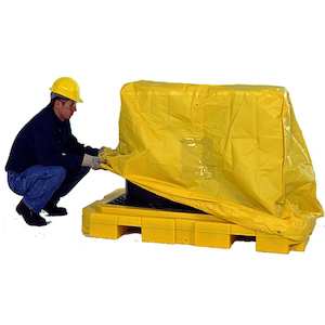 Spill Containment Drum: Ultra Pull Over Cover for 2 drum pallets