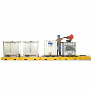 Spill Containment Ibc Tank: Ultra Four Deck Modular IBC System (4 Pallets + 1 Tank)