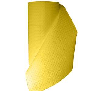 Spill Kits Absorbent Rolls: SpillTech Chemical Roll 90cm (H) x 40m (L) 400 gsm- Perforated