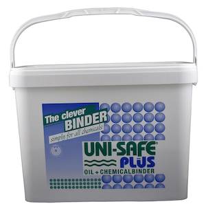 Spill Kits Loose Absorbents: Uni-Safe Plus Oil and Chemical Binder 5kg Bucket