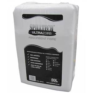 Spill Kits Loose Absorbents: SpillTech UltraZorb 50L Compressed Bail - GP Absorbent