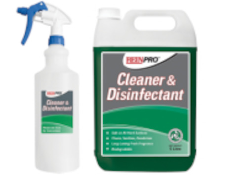 Sanitisers: Cleaner and Disinfectant - 5L
