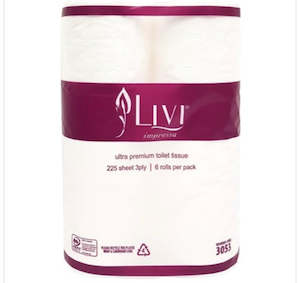 Covid 19 Collections: Livi Impressa Luxury Toilet Paper 3 Ply, Carton of 48