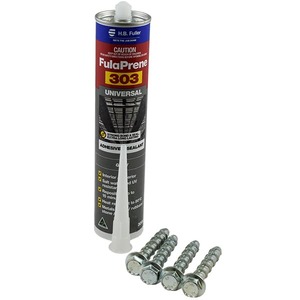 Spill Containment Drive Over Bunding: Installation kit for STAB33 includes 4 x concrete bolts, sealant